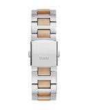 Buy Shop Guess Equity Multifunction Black Dial Two Tone Steel Strap Watch For Men - GW0703G4 USA Online