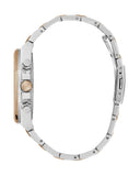 Buy Shop Guess Equity Multifunction Black Dial Two Tone Steel Strap Watch For Men - GW0703G4 USA Online