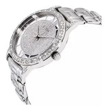 Buy Shop Guess Ethereal Diamonds Silver Dial Silver Steel Strap Watch for Women - W1013L1 USA Online