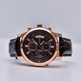 Buy Shop Guess Exec Chronograph Brown Dial Brown Leather Strap Watch For Men - W0076G4 USA Online