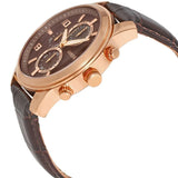 Buy Shop Guess Exec Chronograph Brown Dial Brown Leather Strap Watch For Men - W0076G4 USA Online
