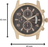 Buy Shop Guess Exec Chronograph Brown Dial Brown Leather Strap Watch For Men - W0076G4 USA Online
