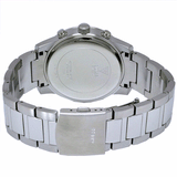 Buy Shop Guess Exec Chronograph Quartz Black Dial Silver Steel Strap Watch For Men - W0075G1 USA Online