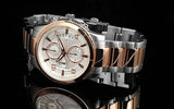 Buy Shop Guess Exec Chronograph White Dial Two Tone Steel Strap Watch for Men - W0075G2 USA Online
