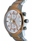 Buy Shop Guess Exec Chronograph White Dial Two Tone Steel Strap Watch for Men - W0075G2 USA Online