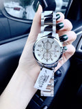 Buy Shop Guess Exec Quartz Silver Dial Silver Steel Strap Watch for Men - W0075G3 USA Online