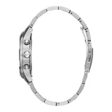 Buy Shop Guess Exec Quartz Silver Dial Silver Steel Strap Watch for Men - W0075G3 USA Online