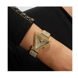 Buy Shop Guess Fame Crystals Gold Dial Gold Steel Strap Watch For Women - GW0644L2 USA Online