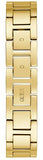 Buy Shop Guess Fame Crystals Gold Dial Gold Steel Strap Watch For Women - GW0644L2 USA Online