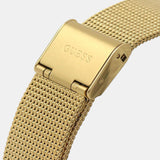 Buy Shop Guess Fame Diamonds Gold Dial Gold Mesh Bracelet Watch for Women - GW0508L2 USA Online