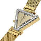 Buy Shop Guess Fame Diamonds Gold Dial Gold Mesh Bracelet Watch for Women - GW0508L2 USA Online