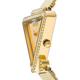 Buy Shop Guess Fame Diamonds Gold Dial Gold Mesh Bracelet Watch for Women - GW0508L2 USA Online