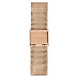 Buy Shop Guess Fame Diamonds Rose Gold Dial Rose Gold Mesh Bracelet Watch for Women - GW0508L3 USA Online