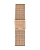 Buy Shop Guess Fame Diamonds Rose Gold Dial Rose Gold Mesh Bracelet Watch for Women - GW0508L3 USA Online