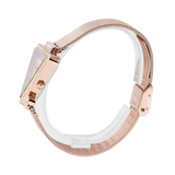 Buy Shop Guess Fame Diamonds Rose Gold Dial Rose Gold Mesh Bracelet Watch for Women - GW0508L3 USA Online
