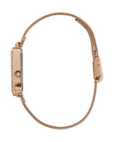 Buy Shop Guess Fame Diamonds Rose Gold Dial Rose Gold Mesh Bracelet Watch for Women - GW0508L3 USA Online