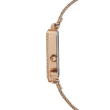 Buy Shop Guess Fame Diamonds Rose Gold Dial Rose Gold Mesh Bracelet Watch for Women - GW0508L3 USA Online