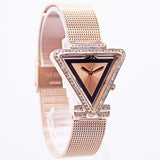 Buy Shop Guess Fame Diamonds Rose Gold Dial Rose Gold Mesh Bracelet Watch for Women - GW0508L3 USA Online