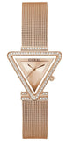 Buy Shop Guess Fame Diamonds Rose Gold Dial Rose Gold Mesh Bracelet Watch for Women - GW0508L3 USA Online