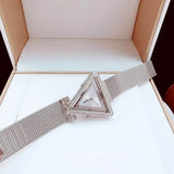 Buy Shop Guess Fame Diamonds Silver Dial Silver Mesh Bracelet Watch for Women - GW0508L1 USA Online