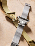 Buy Shop Guess Fame Diamonds Silver Dial Silver Mesh Bracelet Watch for Women - GW0508L1 USA Online