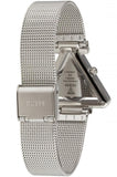 Buy Shop Guess Fame Diamonds Silver Dial Silver Mesh Bracelet Watch for Women - GW0508L1 USA Online