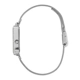 Buy Shop Guess Fame Diamonds Silver Dial Silver Mesh Bracelet Watch for Women - GW0508L1 USA Online
