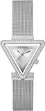 Buy Shop Guess Fame Diamonds Silver Dial Silver Mesh Bracelet Watch for Women - GW0508L1 USA Online