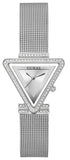 Buy Shop Guess Fame Diamonds Silver Dial Silver Mesh Bracelet Watch for Women - GW0508L1 USA Online