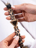 Buy Shop Guess Fame Quartz Animal Print Dial Multicolor Leather Strap Watch For Women - GW0504L3 USA Online