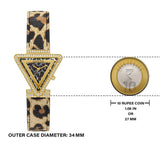 Buy Shop Guess Fame Quartz Animal Print Dial Multicolor Leather Strap Watch For Women - GW0504L3 USA Online