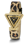 Buy Shop Guess Fame Quartz Animal Print Dial Multicolor Leather Strap Watch For Women - GW0504L3 USA Online