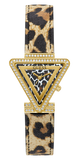 Buy Shop Guess Fame Quartz Animal Print Dial Multicolor Leather Strap Watch For Women - GW0504L3 USA Online