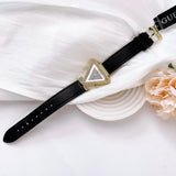 Buy Shop Guess Fame Quartz Black Dial Black Leather Strap Watch For Women - GW0504L5 USA Online