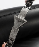Buy Shop Guess Fame Quartz Crystals Silver Dial Silver Steel Strap Watch For Women - GW0644L1 USA Online