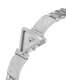 Buy Shop Guess Fame Quartz Crystals Silver Dial Silver Steel Strap Watch For Women - GW0644L1 USA Online