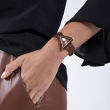 Buy Shop Guess Fame Quartz Rose Gold Dial Brown Leather Strap Watch For Women - GW0548L2 USA Online