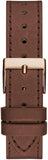 Buy Shop Guess Fame Quartz Rose Gold Dial Brown Leather Strap Watch For Women - GW0548L2 USA Online