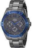 Buy Shop Guess Flagship Multifunction Chronograph Grey Dial Grey Steel Strap Watch for Men - W0601G1 USA Online