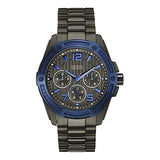 Buy Shop Guess Flagship Multifunction Chronograph Grey Dial Grey Steel Strap Watch for Men - W0601G1 USA Online