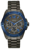 Buy Shop Guess Flagship Multifunction Chronograph Grey Dial Grey Steel Strap Watch for Men - W0601G1 USA Online