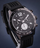Buy Shop Guess Fleet Chronograph Black Dial Black Rubber Strap Watch for Men - W0971G1 USA Online