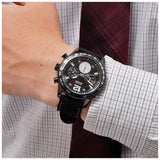 Buy Shop Guess Fleet Chronograph Black Dial Black Rubber Strap Watch for Men - W0971G1 USA Online