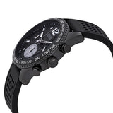 Buy Shop Guess Fleet Chronograph Black Dial Black Rubber Strap Watch for Men - W0971G1 USA Online