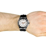 Buy Shop Guess Force Analog Quartz White Dial Black Rubber Strap Watch For Men - W0674G3 USA Online