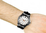 Buy Shop Guess Force Analog Quartz White Dial Black Rubber Strap Watch For Men - W0674G3 USA Online