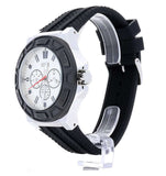 Buy Shop Guess Force Analog Quartz White Dial Black Rubber Strap Watch For Men - W0674G3 USA Online