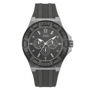 Buy Shop Guess Force Grey Dial Grey Rubber Strap Watch For Men - W0674G8 USA Online