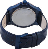 Buy Shop Guess Force Multi Function White Dial Blue Leather Strap Watch For Men - W0674G7 USA Online