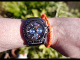 Buy Shop Guess Force Quartz Brown Dial Brown Leather Strap Watch For Men - W0674G5 USA Online